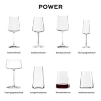 Stölzle Lausitz Power čaše za crno vino bez stalka 520 ml, set od 6 komada, perivo u perilici posuđa, kristalno staklo bez olova 6
