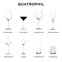 Sada pohárov na červené víno Stölzle Lausitz Quatrophil, 6 ks, 570 ml, krištáľové sklo, vhodné do umývačky riadu, nárazuvzdorné, maximálny aromatický zážitok 7