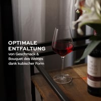 Sada pohárov na červené víno Stölzle Lausitz Quatrophil, 6 ks, 570 ml, krištáľové sklo, vhodné do umývačky riadu, nárazuvzdorné, maximálny aromatický zážitok 4