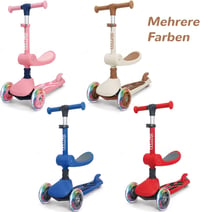 Stompa Roller 2 az 1-ben Gyerekroller LED Kerekekkel 2-50 kg 8