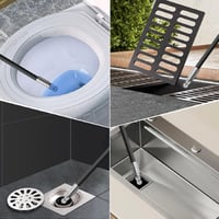 Set furtun de curățare țevi Stone Banks de 15 m cu duze fixe și rotative pentru aparate de spălat cu presiune Kärcher K2-K7, M22, Lavor și Bosch AQT 7