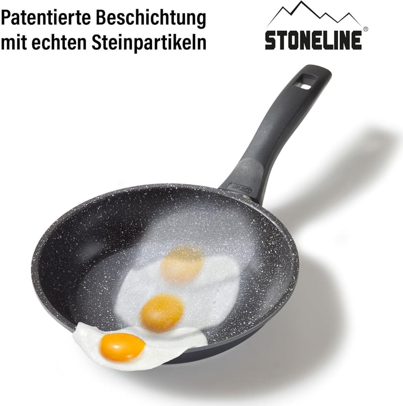Stoneline Classic Serpenyő 20 cm Szürke Tapadásmentes Sütőedény