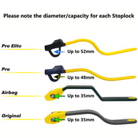 Zámok na volant Stoplock Pro Elite pre autá - Čierno/žltý bezpečnostný zámok proti krádeži 3