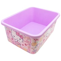 Cutie de depozitare pentru copii Stor Hello Kitty cu închidere prin clips, 13 litri - Organizator din plastic pentru jucării în camera copiilor 6