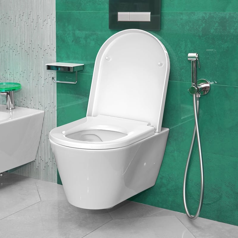 STOREMIC WC ülőke puha záródással, gyorskioldással, antibakteriális Duroplast, fehér