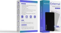 Storite 500GB külső merevlemez USB 3.0 hordozható HDD biztonsági mentéshez - 500 GB, White 7