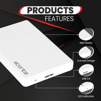 Storite 500GB külső merevlemez USB 3.0 Mac Laptop PC konzol 3