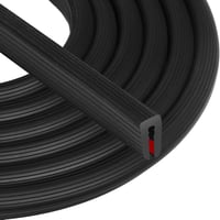 Storystore EPDM U-profil gumisín 1,5mm x 3m lemezhez ajtóhoz üveghez - 1.5mm,3m 1