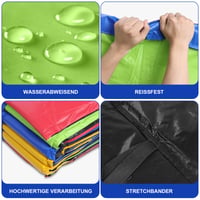 Protecție margine trambulină Storystore, diametru exterior 306 cm, husă de protecție pentru arcuri, accesoriu trambulină rezistent la UV, intemperii și rupere 3