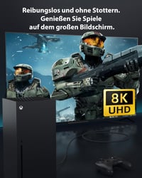 Cablu Stouchi HDMI 2.1 de 2,5 m, 8K 48 Gbit/s - 8K60Hz 4K120Hz 144Hz 165Hz eARC HDR10 HDCP 2.2 2.3 Dolby DSC - Compatibil PS5, Xbox, TV 5