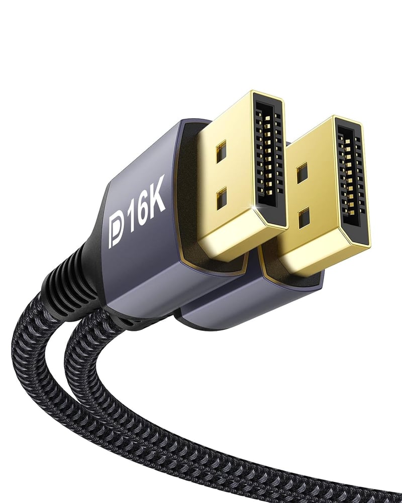 Stouchi DisplayPort 2.1 kábel 16K 80Gbps HDR HDCP 2.2 1m