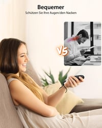 Telecomandă cu Răsfoire Magnetică Stouchi pentru Kindle Paperwhite, Colorsoft, Oasis, Scribe eReader și Tabletă, 2 în 1, cu Curea de Mână și Husă, Negru 7