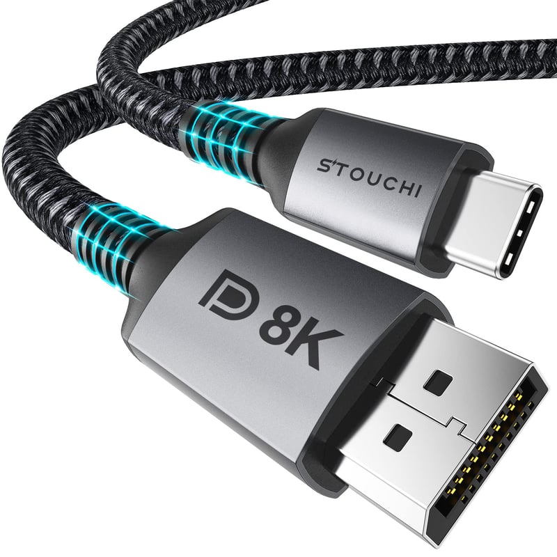 Stouchi USB-C DisplayPort 1.4 kábel 8K@60Hz Thunderbolt 3/4 1m