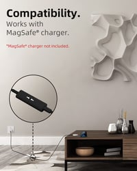 Stouchi USB-C hosszabbító kábel MagSafe töltőhöz 2m fekete 3