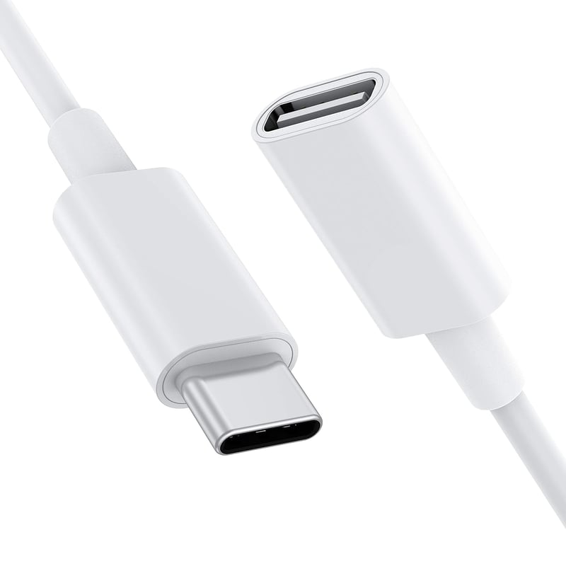 Stouchi USB-C hosszabbító kábel MagSafe töltőhöz iPhone 16/15/14/13 1m fehér