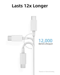 Stouchi USB-C hosszabbító kábel MagSafe töltőhöz iPhone 16/15/14/13 1m fehér 7
