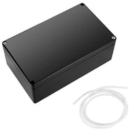 STOUCLA vízálló kültéri kötődoboz IP66 ABS műanyag elektronikai doboz 200 x 120 x 75 mm fekete 1 db 1