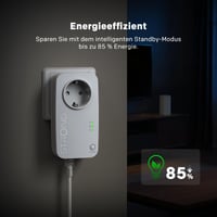 Sada Powerline adaptérov STRONG AV600 Mbit/s so zásuvkou – 2 ks, Plug & Play, HomePlug AV2, 100 Mbit/s LAN, režim úspory energie, pre TV, PC a iné 6