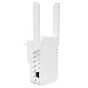 Wi-Fi 6 zosilňovač signálu STRONG AX3000 do zásuvky – dvojpásmový opakovač s 2 externými anténami