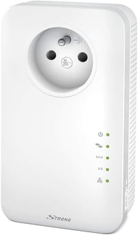 STRONG Dual Band Repeater 1200P - WiFi jelerősítő és hálózatbővítő, 1200 Mbps, kétfrekvenciás, 802.11ac, fali csatlakozóval, fehér 5