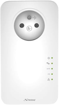 STRONG Dual Band Repeater 1200P - WiFi jelerősítő és hálózatbővítő, 1200 Mbps, kétfrekvenciás, 802.11ac, fali csatlakozóval, fehér 3