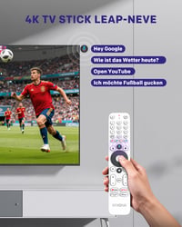 STRONG Leap-Neve 4K UHD Streaming Stick Google TV, Android 12, port Ethernet, media player smart TV 6