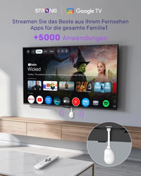 STRONG Leap-Neve 4K UHD Streaming Stick Google TV, Android 12, port Ethernet, media player smart TV 2