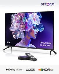 Box streaming STRONG Leap-S3 4K UHD Google TV – 2GB RAM, stocare 16GB, Chromecast, WiFi, Ethernet, control vocal Google, HDR10+ 7