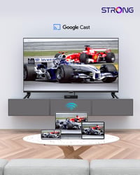 Box streaming STRONG Leap-S3 4K UHD Google TV – 2GB RAM, stocare 16GB, Chromecast, WiFi, Ethernet, control vocal Google, HDR10+ 5