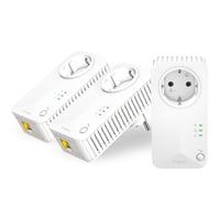 Sieťový adaptér STRONG Powerline 600 Triple EU Set – 3 ks, 600 Mbps, biely 1