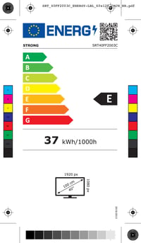 Televizor LED Full HD STRONG SRT40FF2003C, 40 inchi (100 cm) - tuner triplu, 3 HDMI, 2 USB, decodor DVB-T2, mod hotelier, negru 10