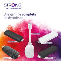 Strong SRT84 DVB-T2 HD Set-top box crni, HEVC H.265, Dolby Audio, HDMI prijemnik sa funkcijom snimanja, elektroničkim programskim vodičem i 2-u-1 daljinskim upravljačem 5
