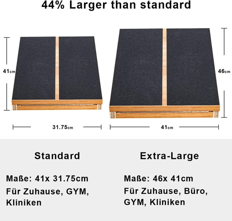 StrongTek Professzionális Ferde Tábla Fa Calf Stretcher Hordható