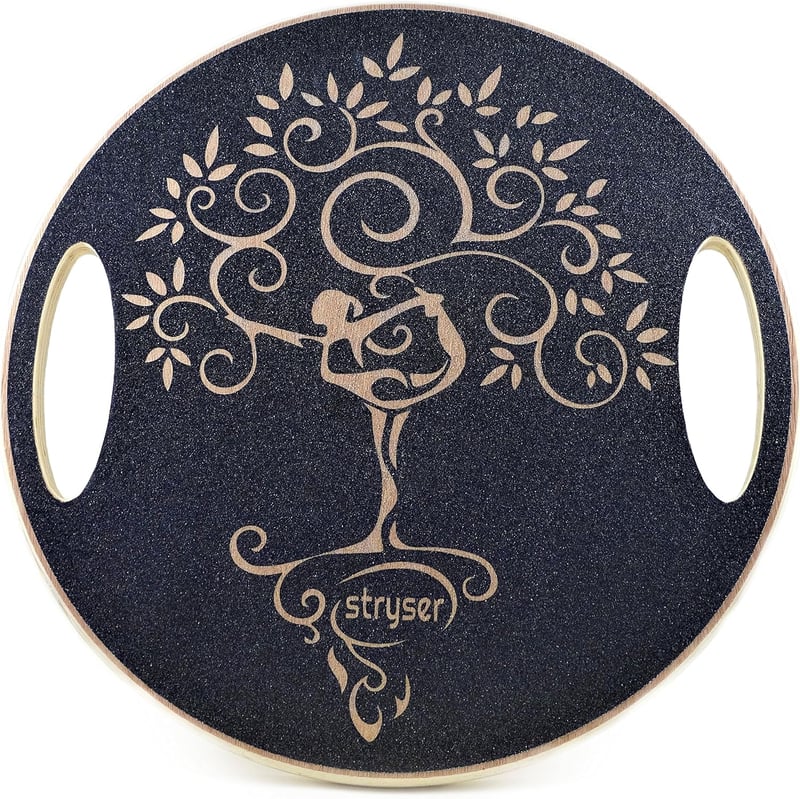 Stryser Fa Egyensúlyozó Tábla - Fizioterápiás Wobble Board 39,5 cm