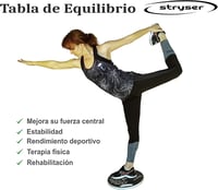 Stryser Fa Egyensúlyozó Tábla - Fizioterápiás Wobble Board 39,5 cm 6