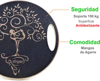 Stryser Fa Egyensúlyozó Tábla - Fizioterápiás Wobble Board 39,5 cm 4