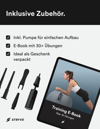 STRYVE Active Ball 70 cm szürke fitness labda jóga pilates egyensúlyozáshoz 6