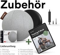 STRYVE Gimnasztikai Labda 65-70 cm Pumpával, Ülőlabda Csúszásmentes Felülettel 150 kg Terhelhetőséggel 5