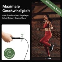STRYVE Speed Rope Ugrókötel Ergonomikus Fogantyúval Állítható Hosszúsággal 4