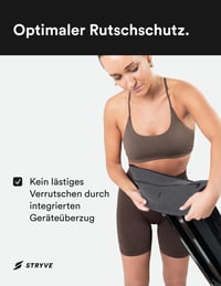 Stryve Towell+Pro Sportmagnetikus Törülköző 105x42,5cm Fitness Jóga Edzőterem Fekete 2