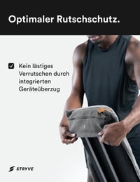 Stryve Towell+Pro Sportpamut Fitness Törülköző Mágnessel 105x42,5cm Szürke - Gray 2