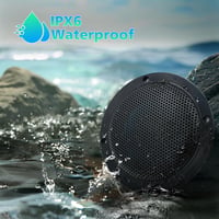 STUDIOFINIX vízálló marine Bluetooth mennyezeti hangszóró süllyesztett - 4 colos, fekete 4