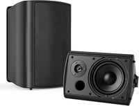 STUDIOFINIX 6.5" 400W Vízálló Bluetooth Kültéri Hangszóró Falra Szerelhető Fekete 1