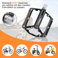 STURME Kerékpár Pedál Reflektorral 9/16 Csapágy MTB Hegyi Kerékpár BMX 7