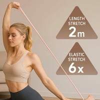 Set 3 benzi elastice de rezistență StyBtt 15/25/35 lbs, benzi fitness 3