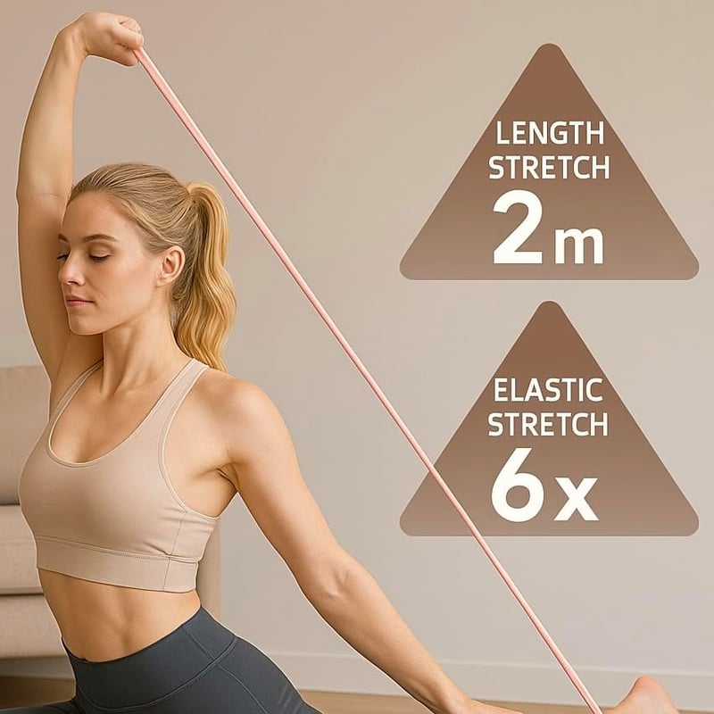 Set 3 benzi elastice de rezistență StyBtt 15/25/35 lbs, benzi fitness