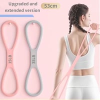 Set 3 benzi elastice de rezistență StyBtt 15/25/35 lbs, benzi fitness 4
