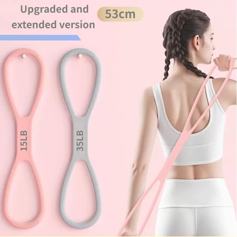 Set 3 benzi elastice de rezistență StyBtt 15/25/35 lbs, benzi fitness