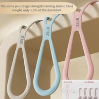 Set 3 benzi elastice de rezistență StyBtt 15/25/35 lbs, benzi fitness 5