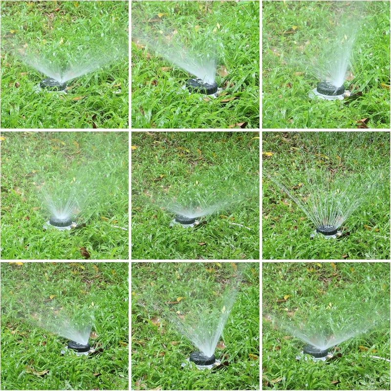 STYDDI fém locsolótorony 9 funkciós permetezőfej cink alappal kerthez